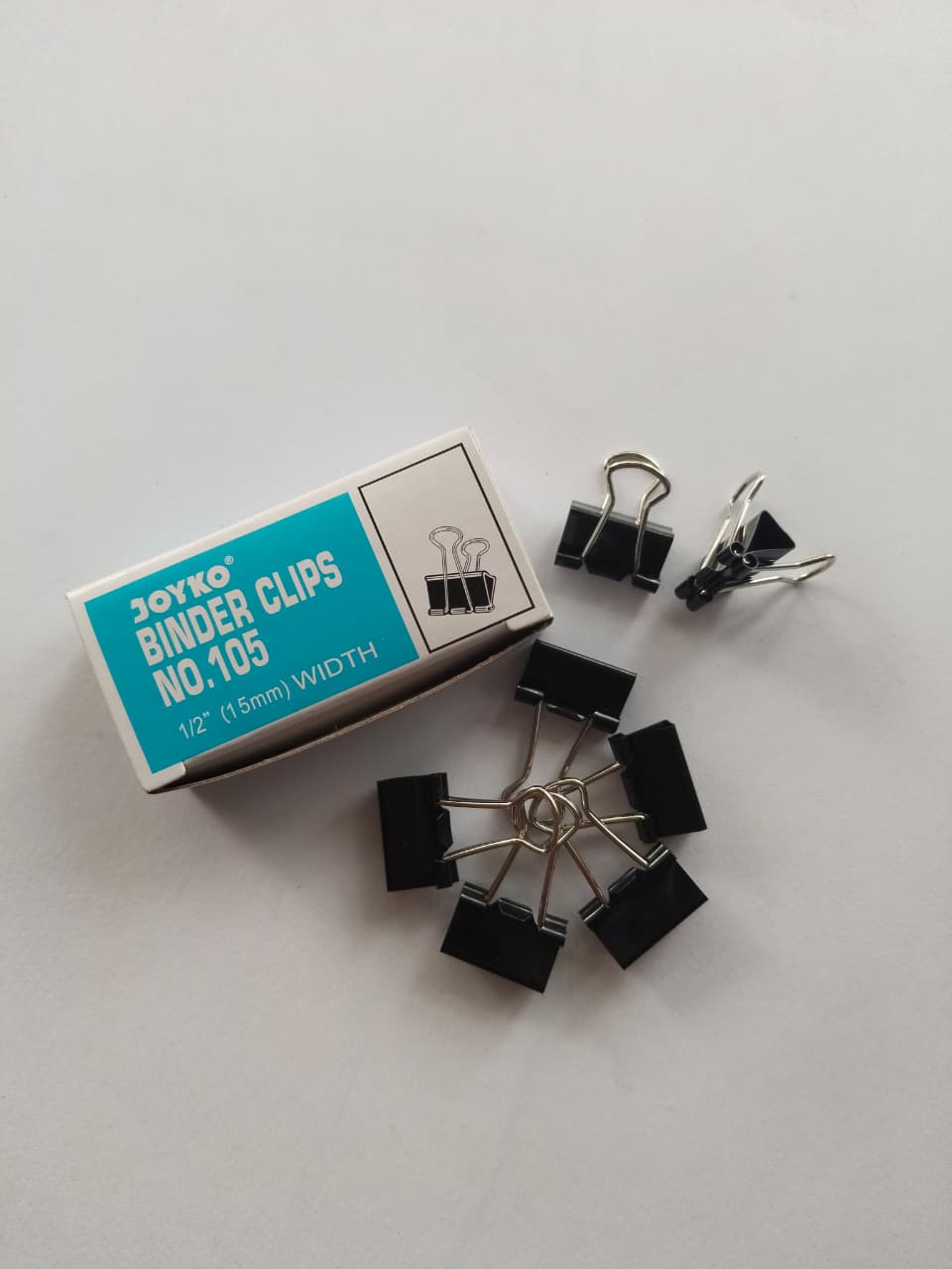BINDER CLIP 105 (KOTAK) 12 PCS