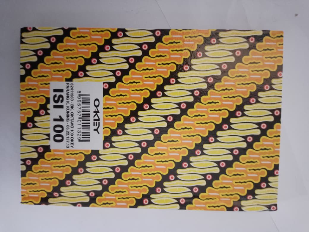 buku jurnal kecil oktavo 100lbr