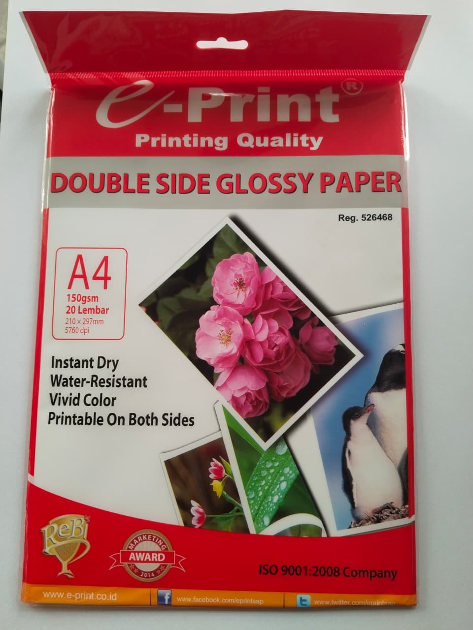 kertas foto double side 150 gsm