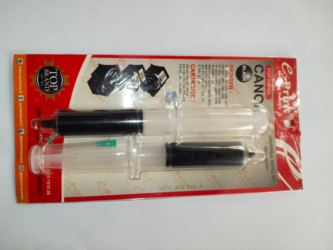 Tinta Suntik Canon Hitam