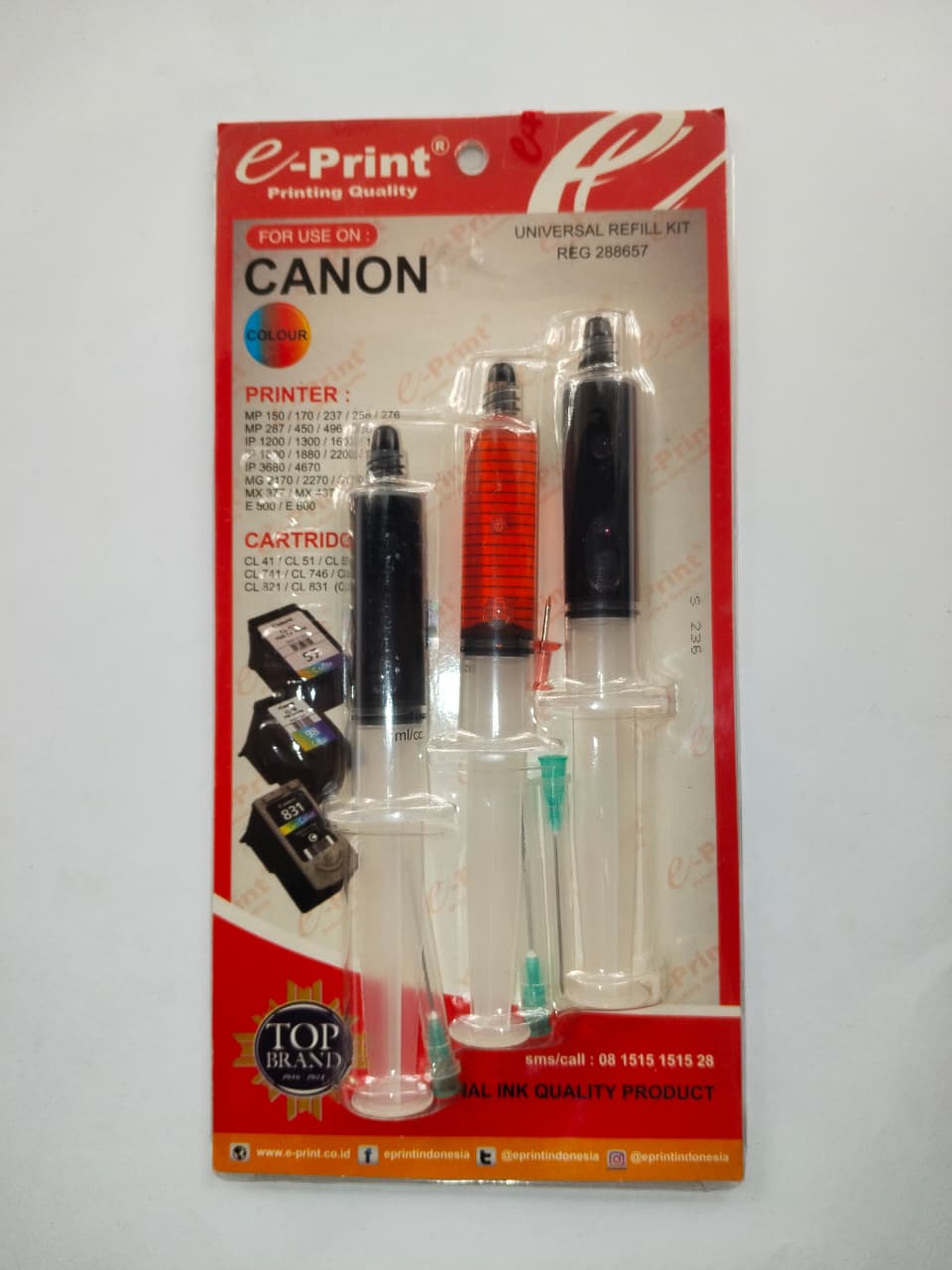 Tinta Suntik Warna canon