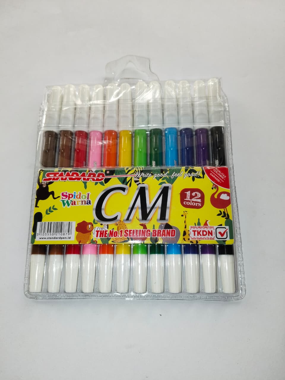 Spidol 12 Warna Standard