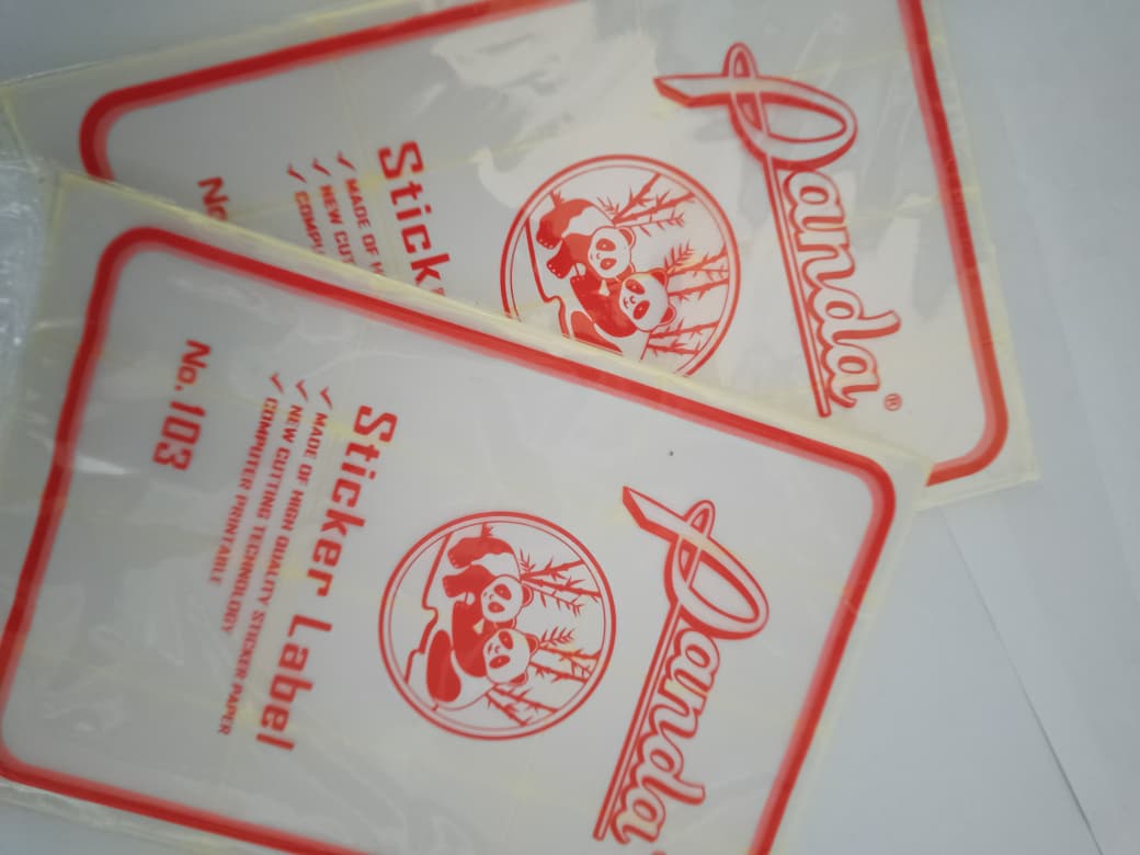 stiker Label Besar Polos
