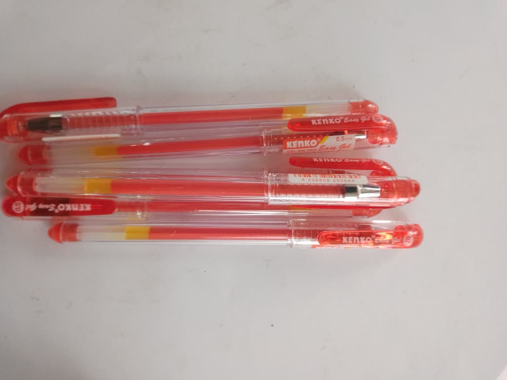 Pulpen kenko merah 0.5